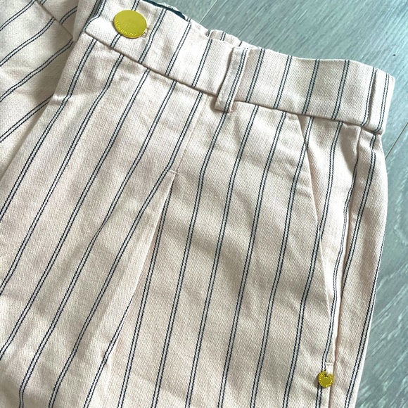 ANTHROPOLOGIE 🥃 Sz 4 6 SCoTcH and Soda pinstripe pants pull on SO SHIC elastic! - Picture 6 of 7
